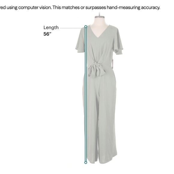 Vince Camuto Tie-Front Wide-Leg Jumpsuit โ Size S โ NWT - Picture 3 of 3